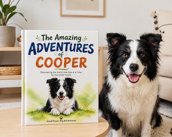Custom Pet Children's Book, Personalized Puppy Story, Dog Adventure Book, Unique Pet Gift, Pet Photo Book