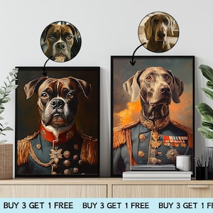 Renaissance Portraits, Commander Pet Portraits,Dog Portraits,Royal Dog Portraits,King Pet Portraits,Custom Pet Portraits,Queen Pet Portraits