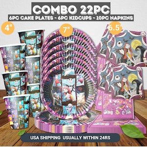 Set tableware Jack Halloween hanging Swirls Honeycomb Banner bracelets table happy birthday theme shower centerpiece supplies decoration