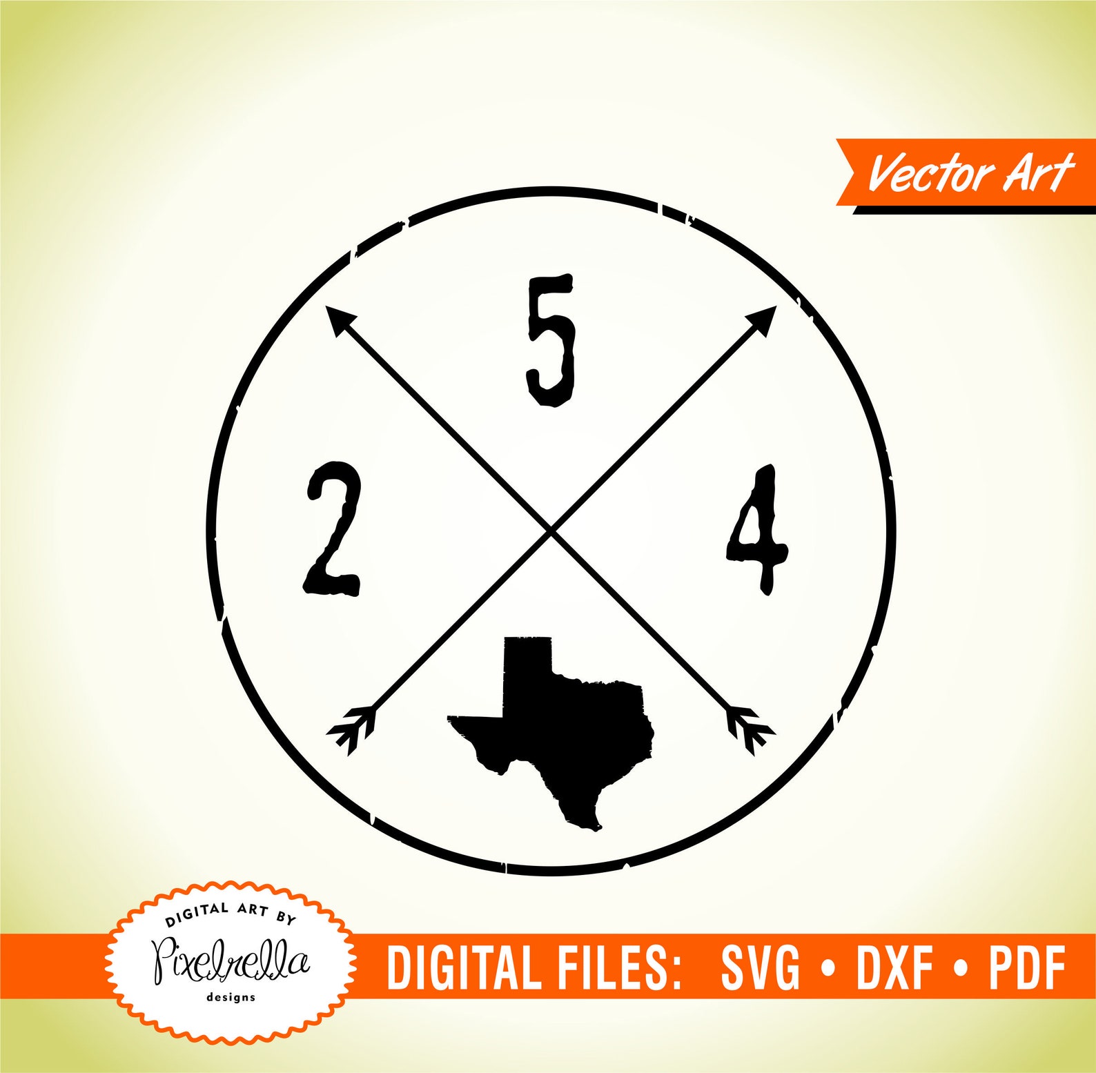 Texas Area Code 254 SVG dxf PDF cut files vector art Etsy