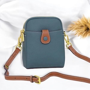 Kleine Damen Handy Umhängetasche - Handtasche, Schultertasche & Geldbörse mit langem verstellbaren Riemen - Geschenk für Sie, Geburtstagsgeschenk.