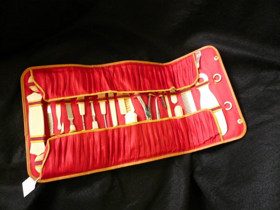 Vintage Travel Toilette Ensemble Never Used