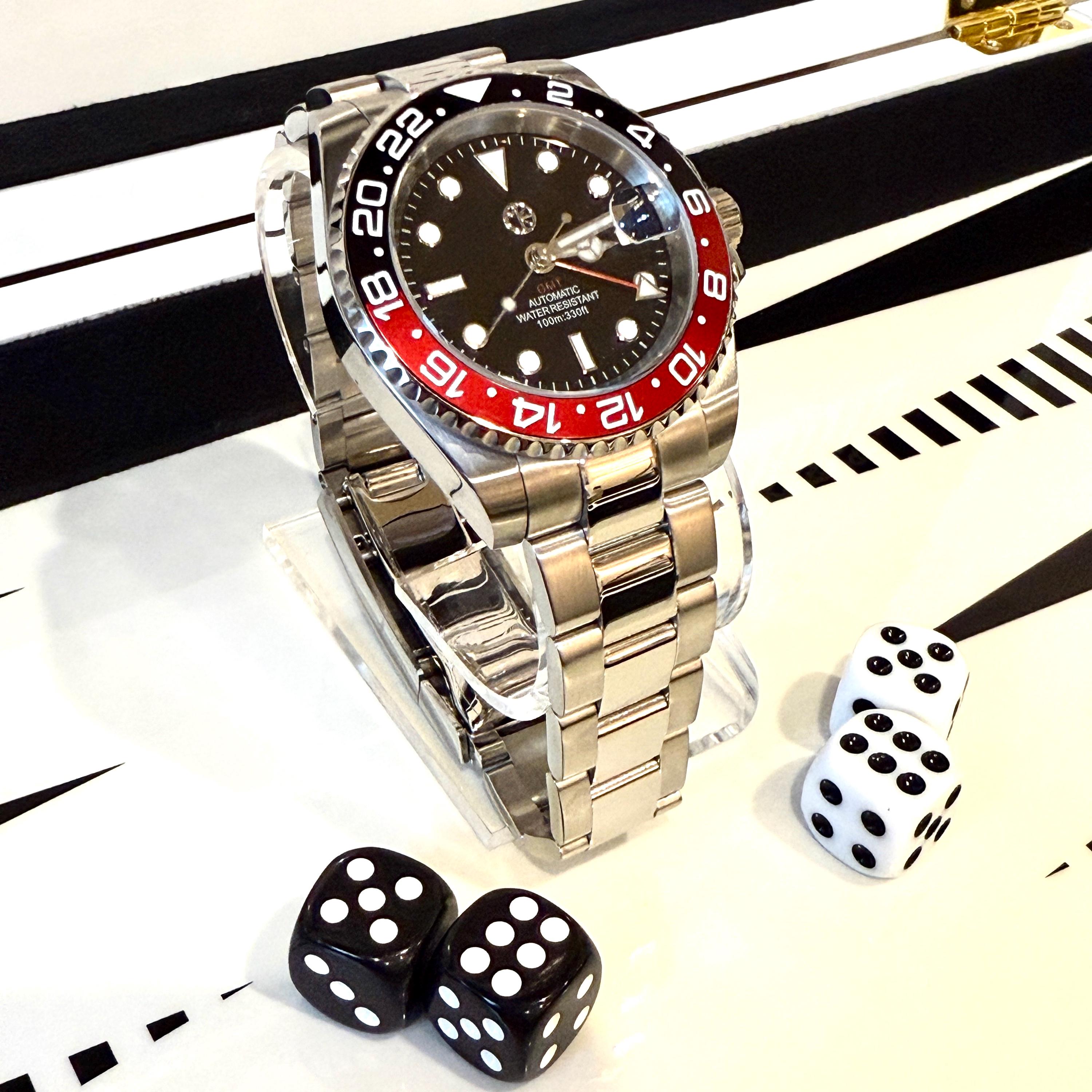 Pagani Design GMT ローズゴールド オイスターブレス ルートビア