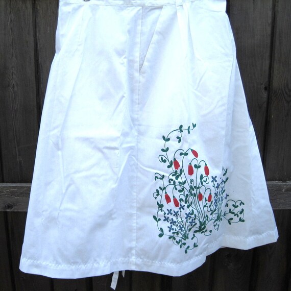 Vintage Orvis wrap skirt - 80's wrap skirt - Flam… - image 3