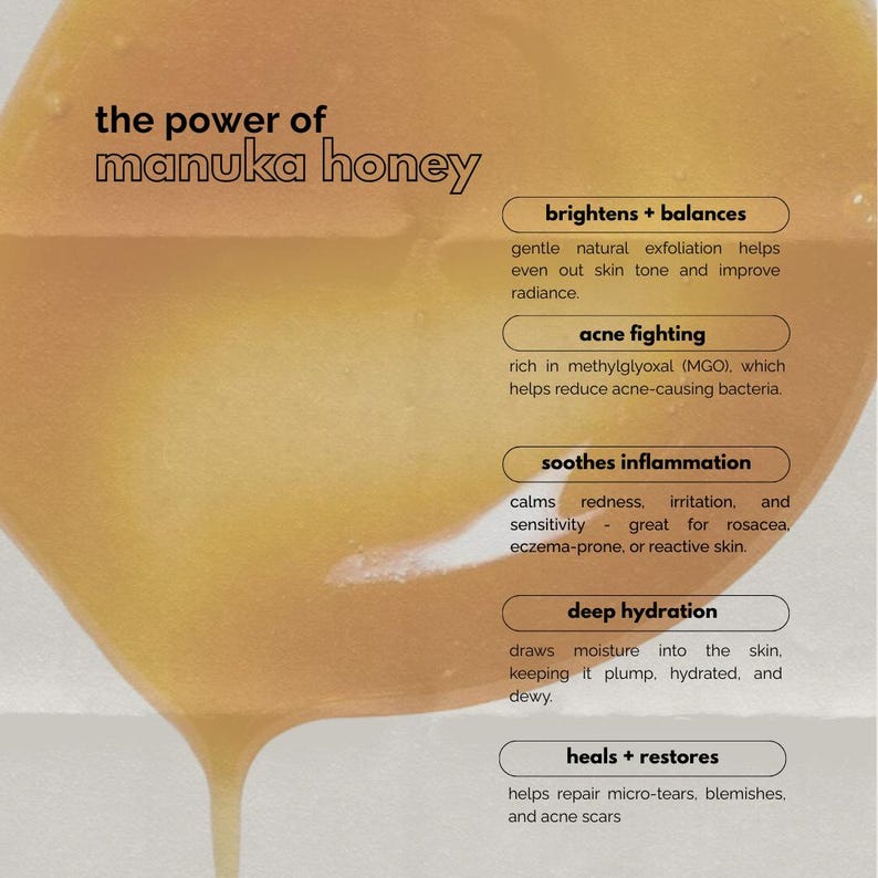 Tallow + Manuka Honey Cream | 100% Grass Fed Suet, Squalane + Frankincense | Barrier Support image 2