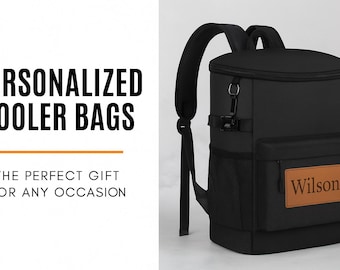 Mochila térmica personalizada con parche de cuero personalizado: bolsa de picnic térmica