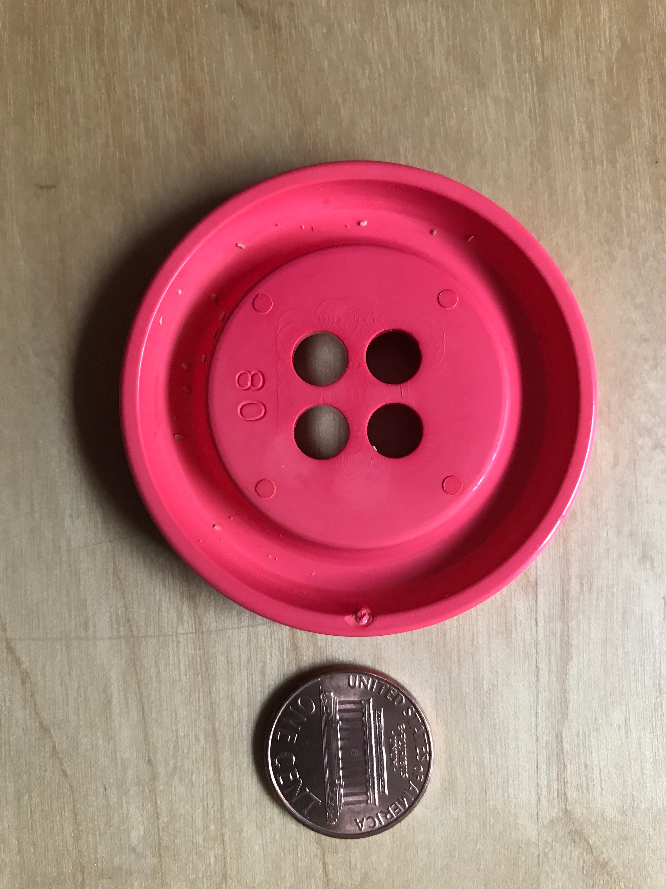 100 Extra Large Jumbo Clown Buttons Assorted Colors/sizes 4 Hole Sew ...