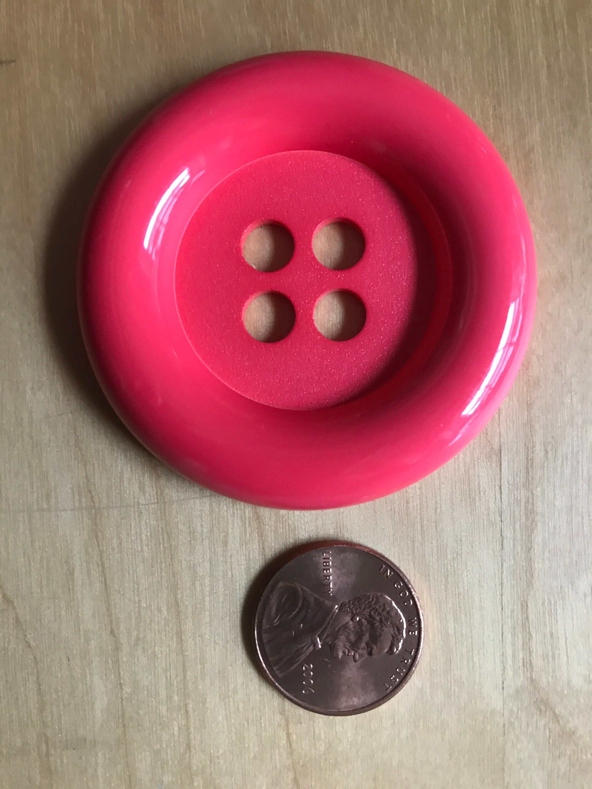 100 Extra Large Jumbo Clown Buttons Assorted Colors/sizes 4 Hole Sew ...