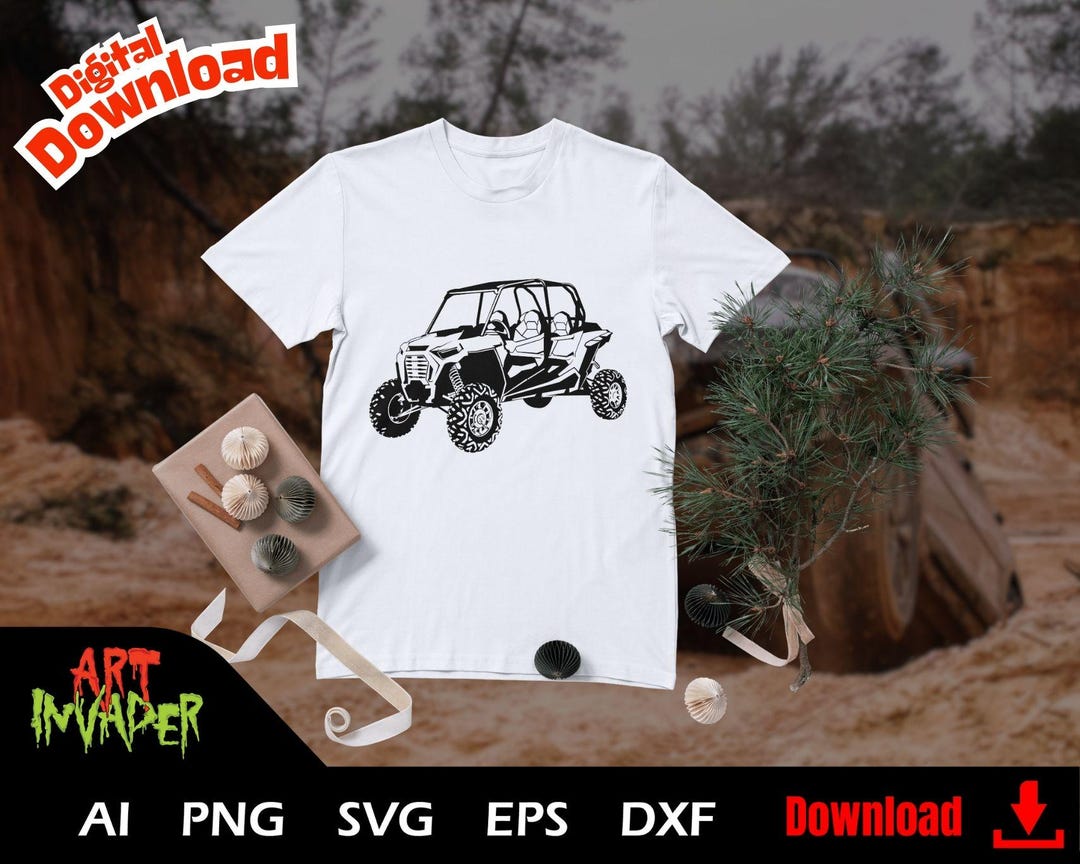 Polaris RZR Svg, Polaris Vector Illustration Svg Cutfile Digital ...