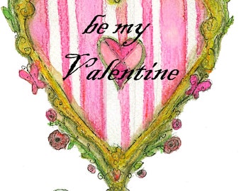 Valentijn hart Tattoo, glinsterende clip art Valentine valentine afbeelding, hart en kroon illustraties, digitale Valentijn, gepersonaliseerde Valentine