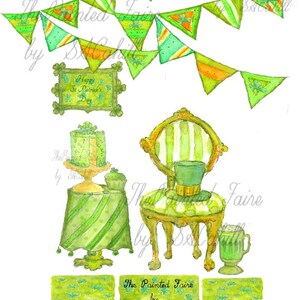 St. Patrick's Day clip Art, St Paddys Graphics, Irish Clip art, St Patrick's Day art, St Patrick's Digital