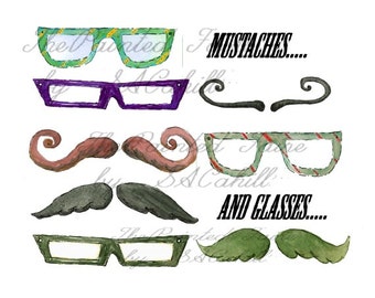 Prediseñadas de bigote. día del padre Imágenes Prediseñadas, gafas Prediseñadas, prediseñadas de Papá, bigote gráficos, gráficos de gafas
