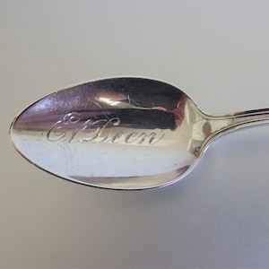 Vintage Sterling  Personalized Name Spoon El Deen