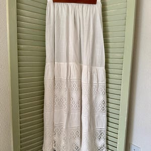 Antique Victorian Fancy Ladies Lace Slip