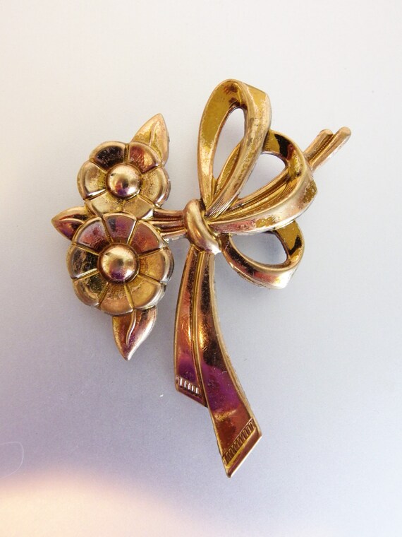 Jolie Broche En Laiton Fin XIXe – Vintage, Bracelet (?) Ou Accessoire Ancien