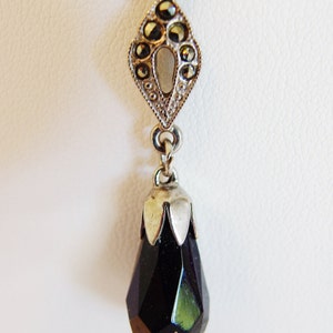 Vintage Designer 1928 Marcasiste Pendant Necklace