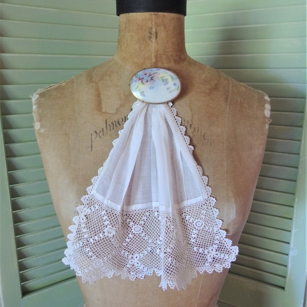 Crochet Jabot Etsy