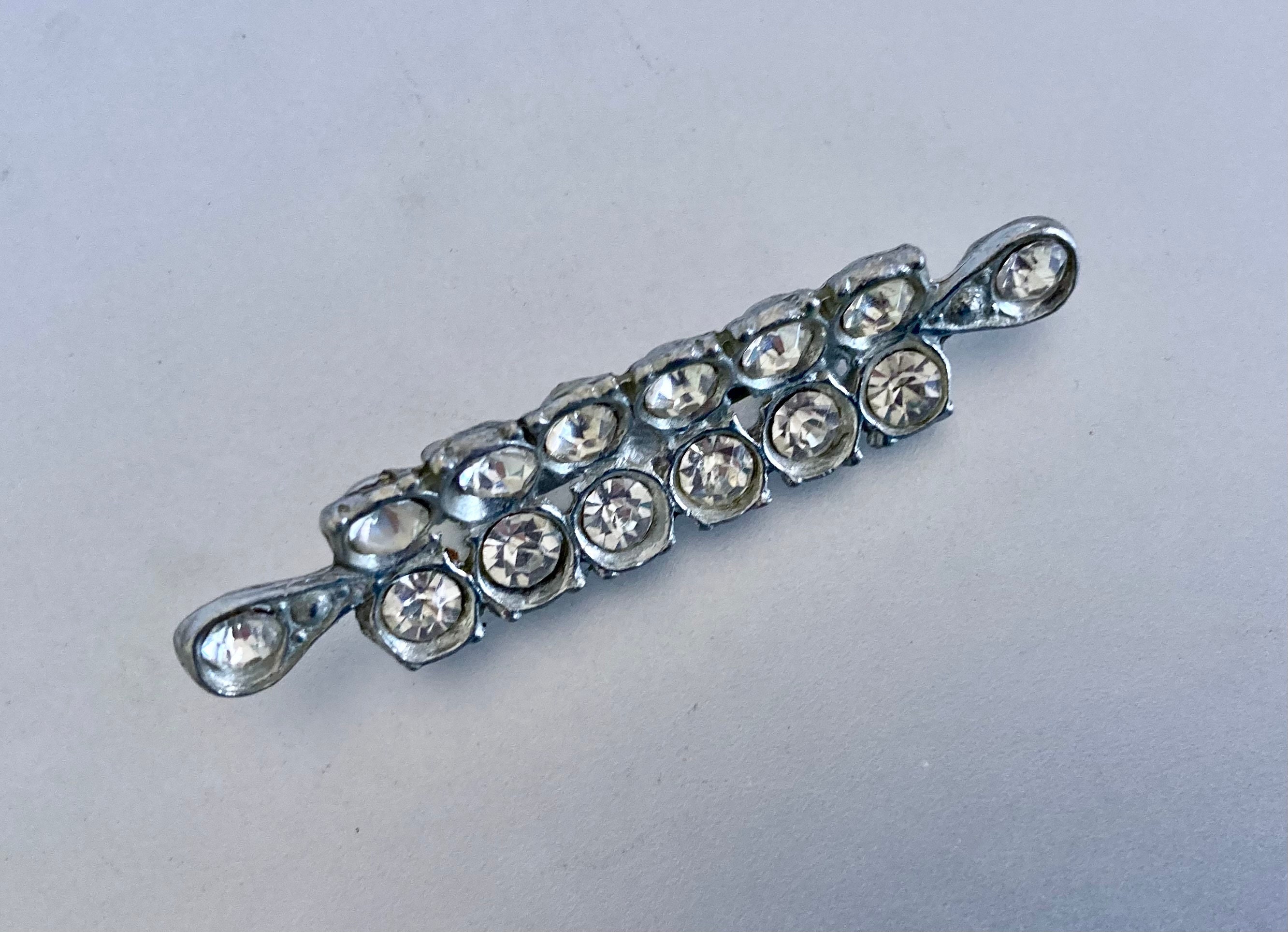 人気が高い Vintage 1930's Etsy - Brooch Rhinestone Clear その他