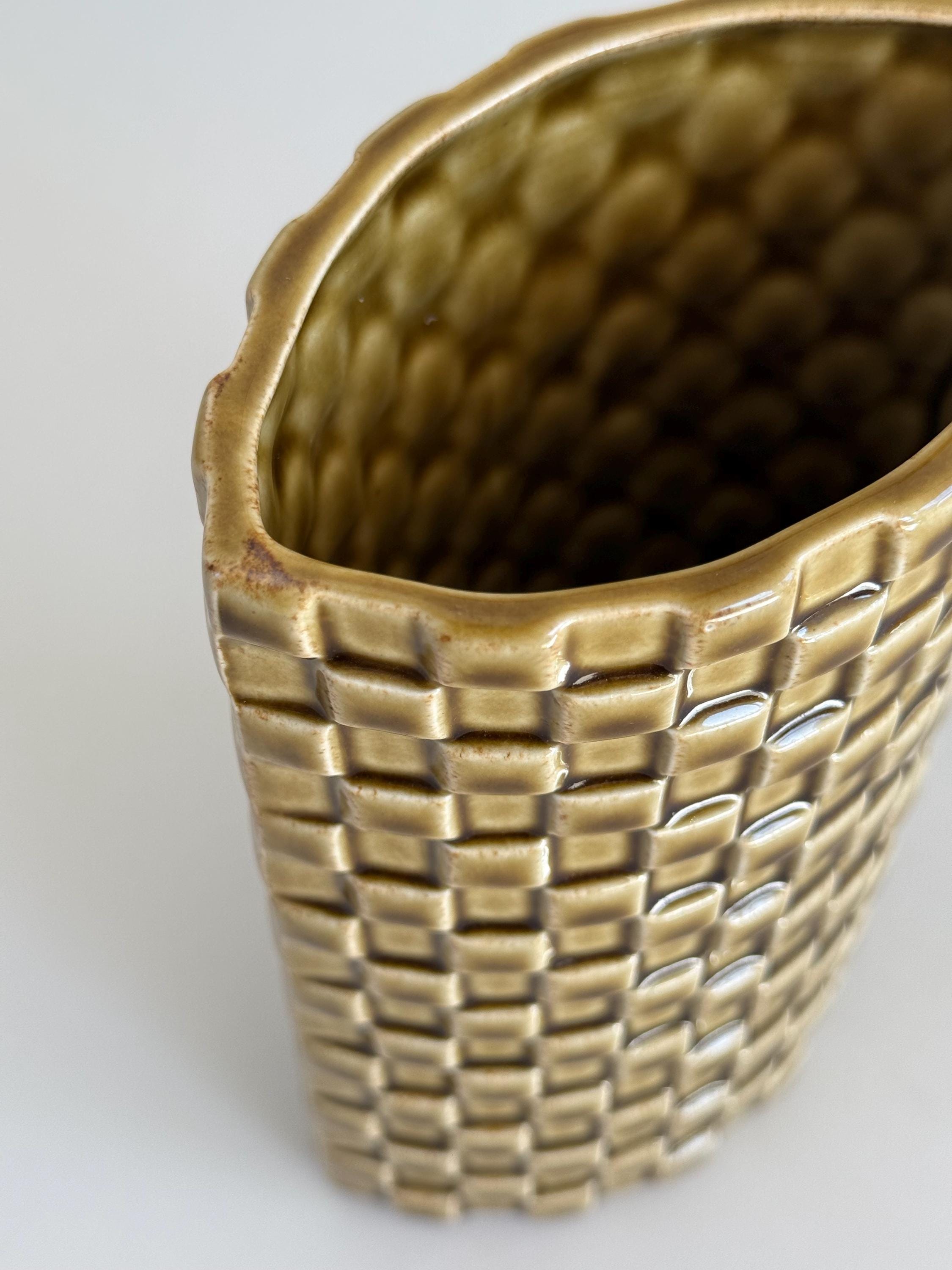 ARABIA 花瓶「Harlekiini」デザイン Kaarina Aho、ブラウン