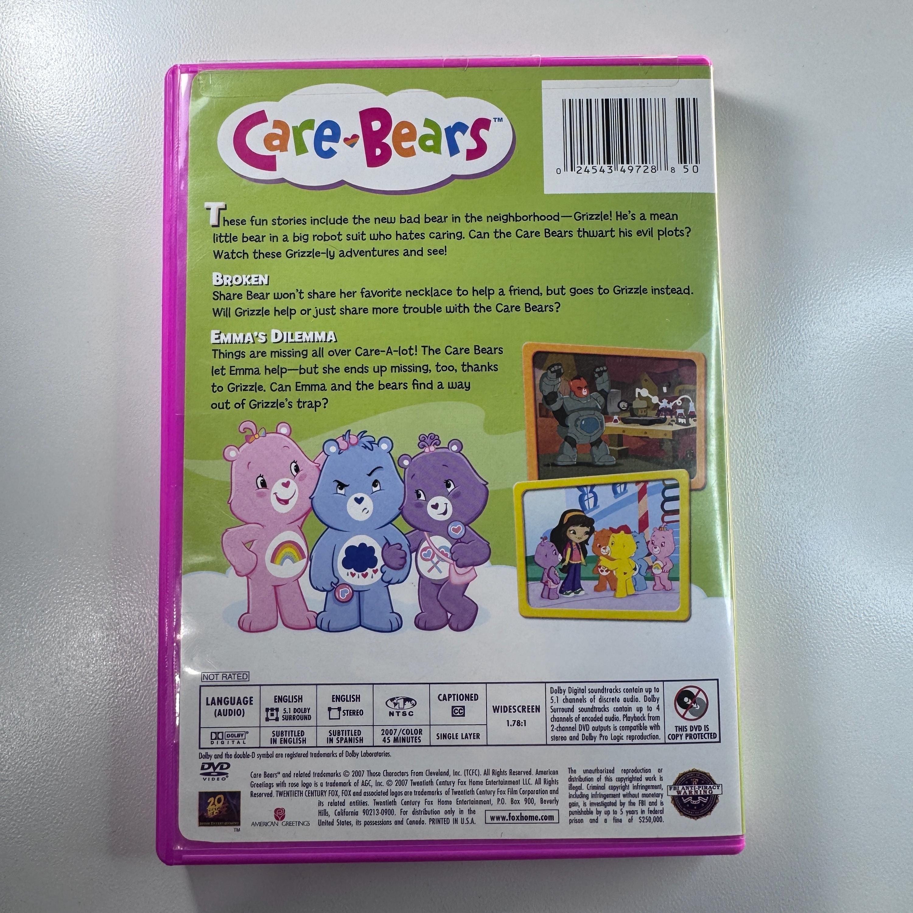 Care Bears Grizzlely Adventures DVD GUC Fun for the Whole