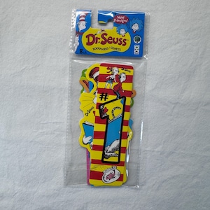 Dr. Seuss Bookmarks/Tags Set of 8 - Cat in the Hat, Thing 1 & Thing 2, Horton, Grinch - Kids Reading Accessories, Classroom Supplies