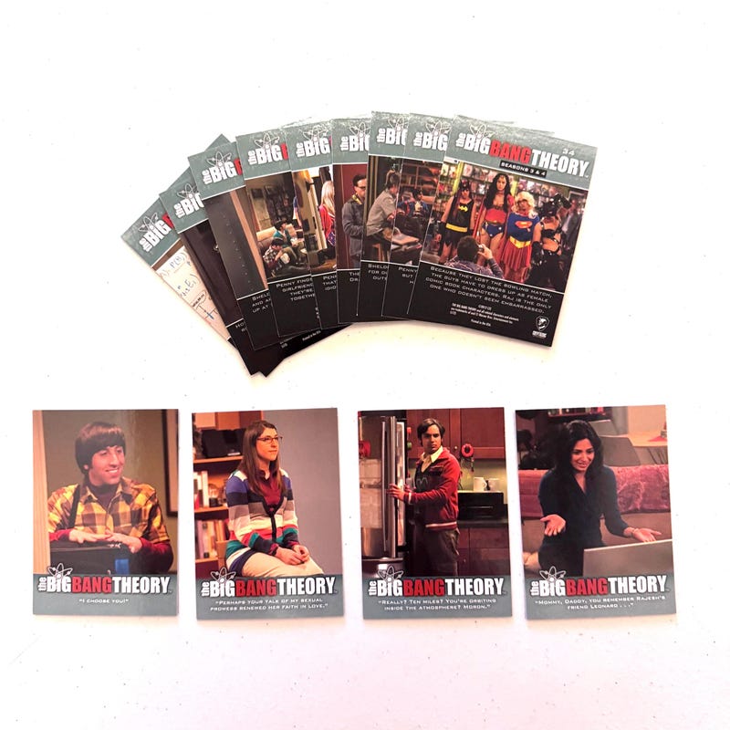 Big Bang Theory Card Etsy UK