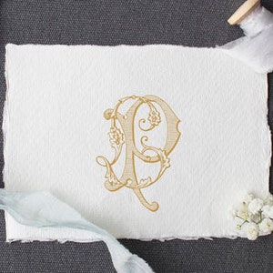 Vintage Monogram LP PL Digital Download L P