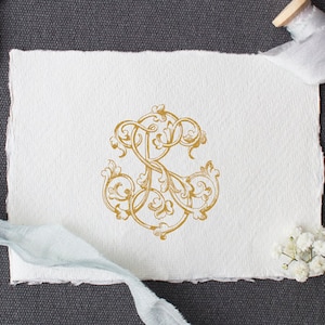 Vintage Monogram SK KS Digital Download K S
