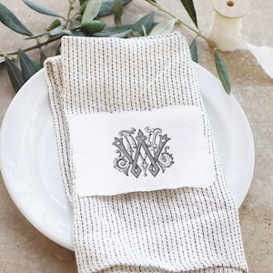 Vintage Monogram MW WM Digital Download M W