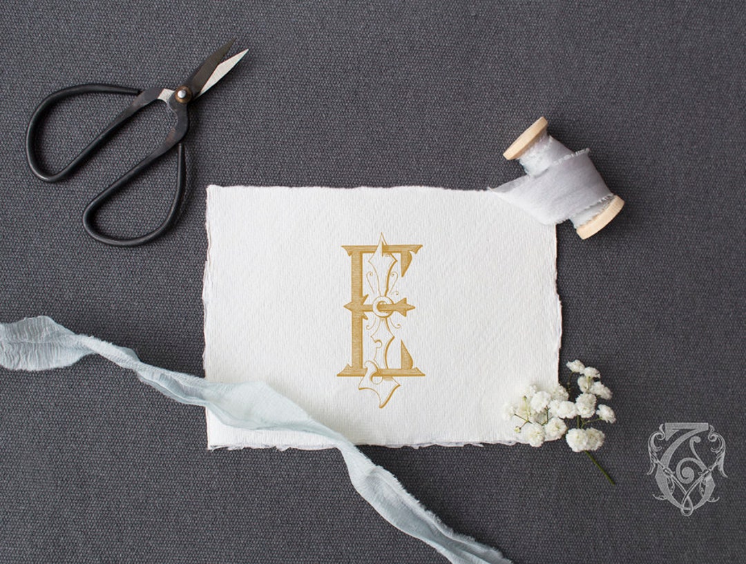 Je Monogram Ranch Vintage Monogram EJ JE Digital Download J E - Etsy