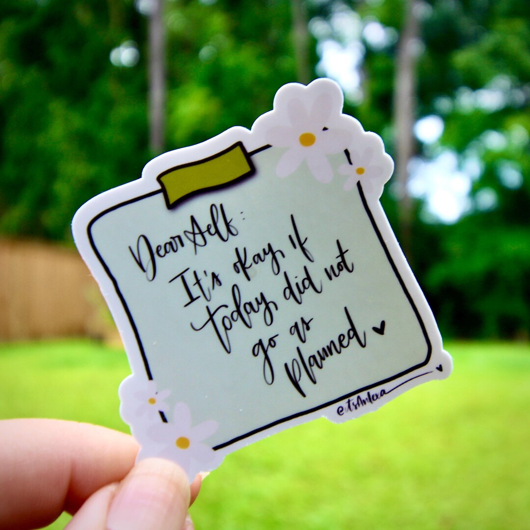 Motivational Self Love Sticker Pack | Be Kind to Yourself Vinyl ...