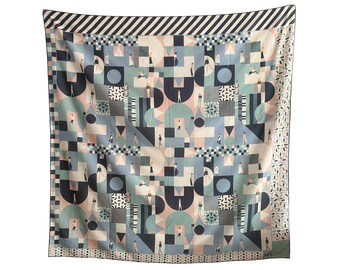 Geomint Large Cotton Scarf
