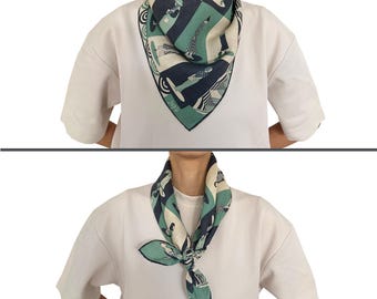 Ladies Small Linen Scarf