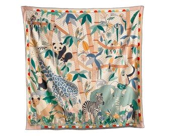 Jungle Drum Cotton Scarf&Pareo
