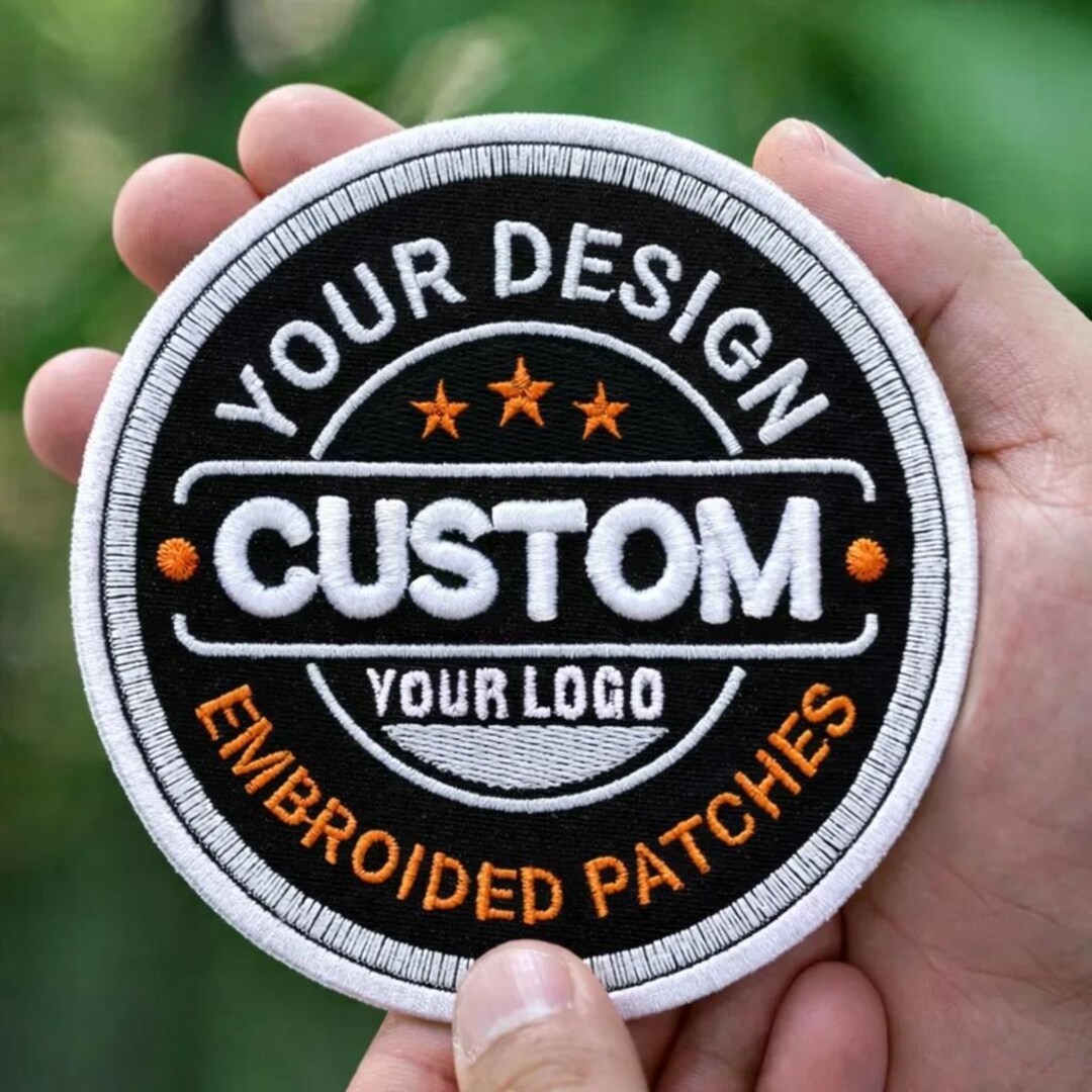 Custom Embroidered Logo Patch, Iron on Applique - Etsy