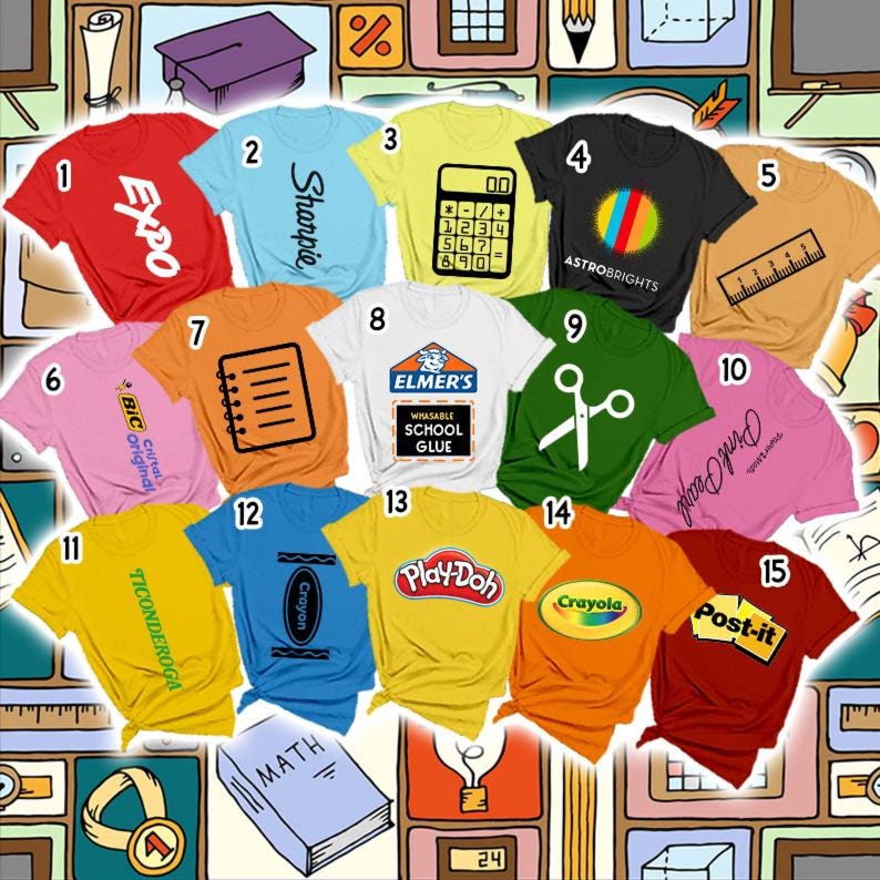 Sharpie Ruler School Supplies Halloween Costume Shirt_ Teacher Costume Shirt ...