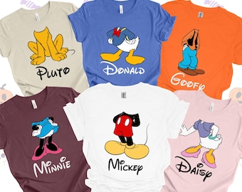 Mickey _ Friends Group Costume Shirts_ Disney Halloween Cosplay Shirt_ Mickey_s Not so Scary Party_ Halloween Family Trip Tee