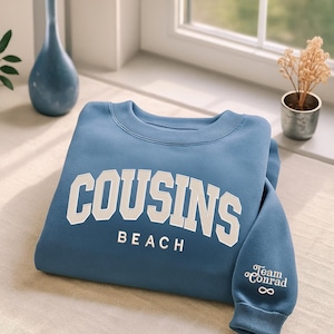 Cousins Beach Embroidered Sweatshirt, The Summer I Turned Pretty sweatshirt, Cousins Beach, Summer i turned pretty, Team Conrad shirt, TSITP