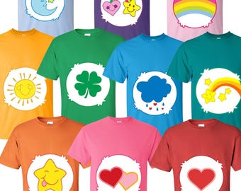 Cute Bear Nostalgia Costume_custom Symbolic Bear Matching Group Tee_cute Bear Characters Matching Friends Shirt_best Friends Tee