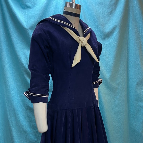 50s Sailor Dress Etsy