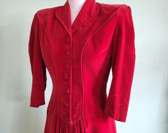 red drop waist dress long sleeve Miss Circle Women Tae Red Tweed Long Sleeve Drop Waist Mini Dress main image 1