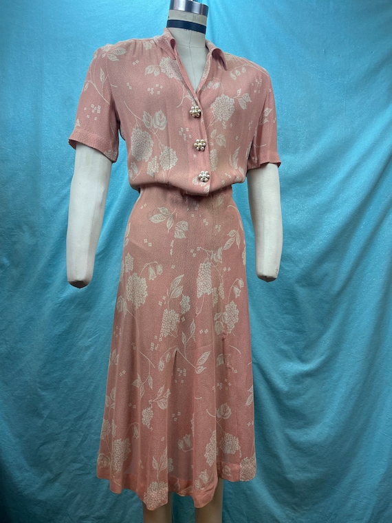 1940s button down dress sales