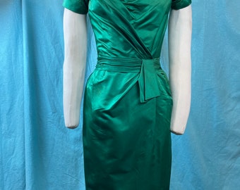 green emerald velvet dress Tina Holly Couture TA007 Emerald Green Sequin Midi Cocktail Dress