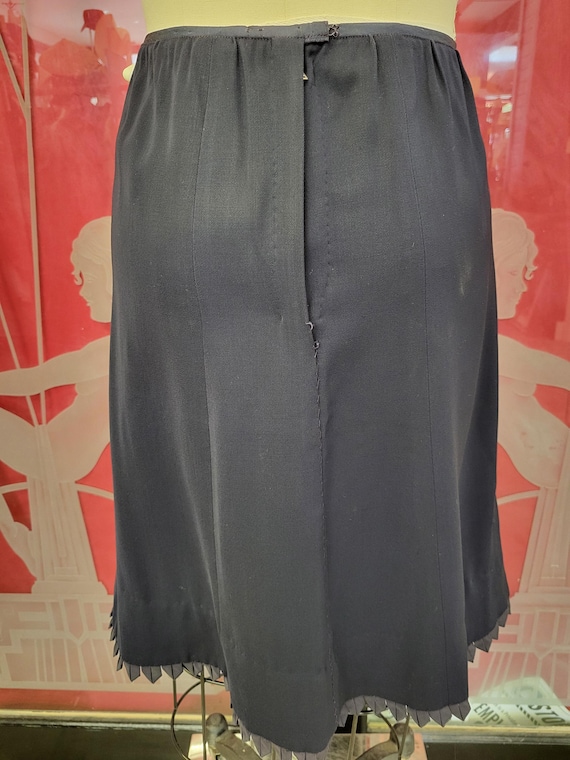 1930s 1940s W:32" Jablow blue gabardine WWII rati… - image 8