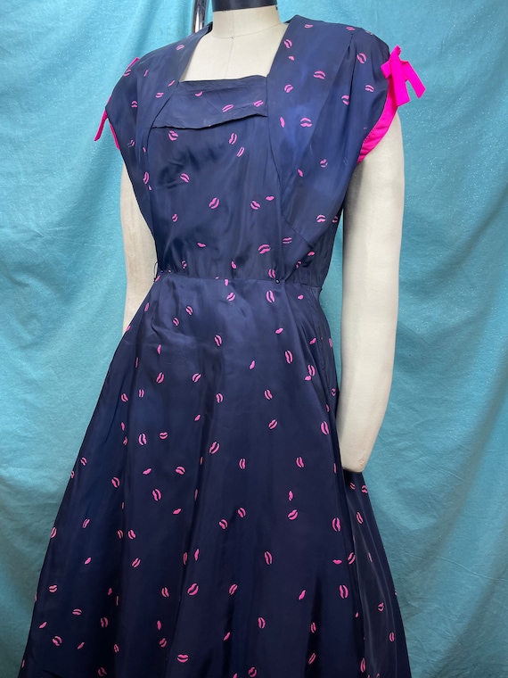 1950s W:34 Rare Vintage 50s volup conversational … - image 4