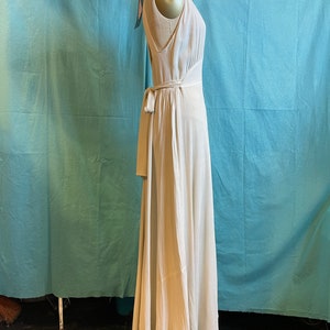 1930s W:26 Stunning Vintage White Crepe Bias Cut Maxi Dress - Etsy