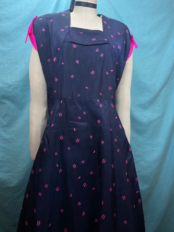 1950s W:34 Rare Vintage 50s volup conversational … - image 9