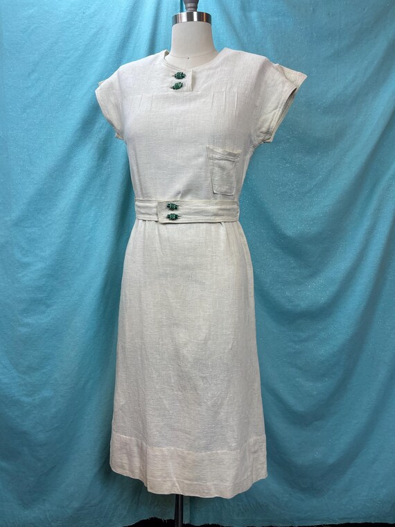 chinese dress ladies 1920s Pink Cream Silk Chiffon French Knots Embroidered Peasant Dress/R main image 0