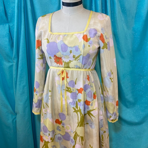 1960s/1970s B:32 JANE MARTIN II yellow green blue… - image 1