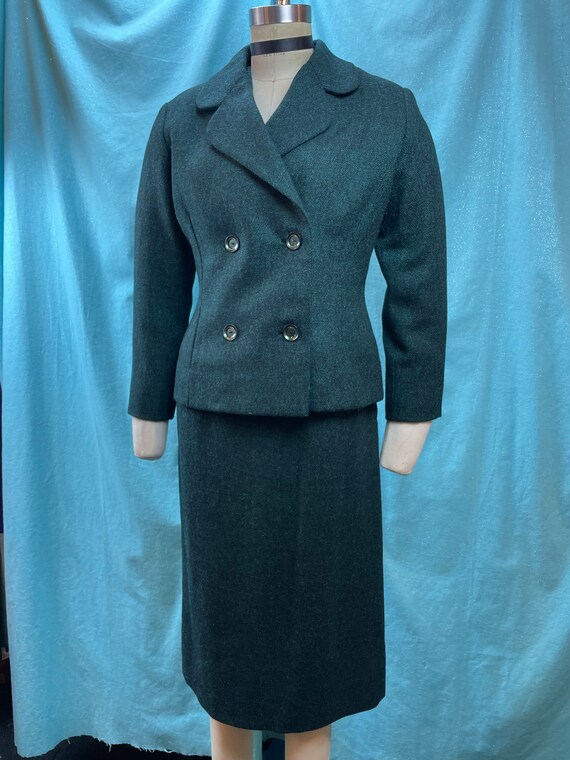1950/1960s W:24 Suit set 3PC double breasted jack… - image 7